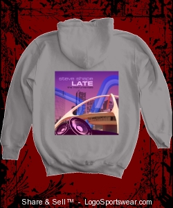 Steve Shape LATE Hooded zipper sweatshirt Design Zoom